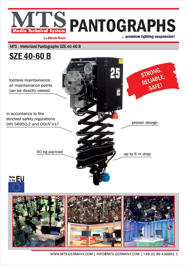 Pantograph SZE 40-60 B